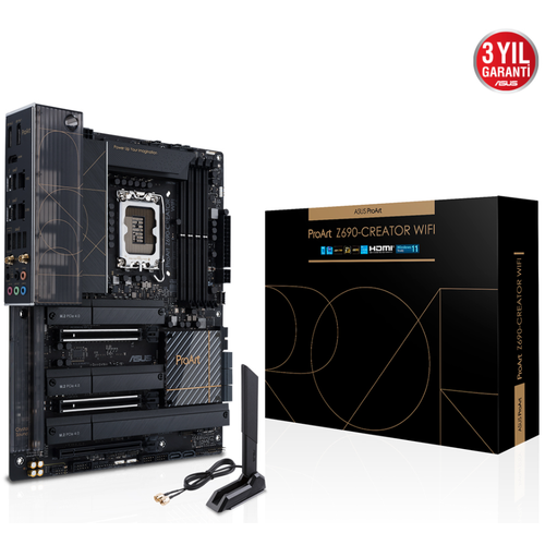 ASUS PROART Z690-CREATOR WIFI DDR5 6000Mhz(OC) HDMI M.2 ATX 1700p