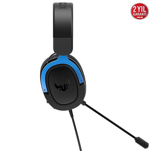 Asus Tuf Gaming H3 Blue 7.1 Surround Kablolu Oyuncu Kulaklk (TUF-GAMING-H3-BLUE)