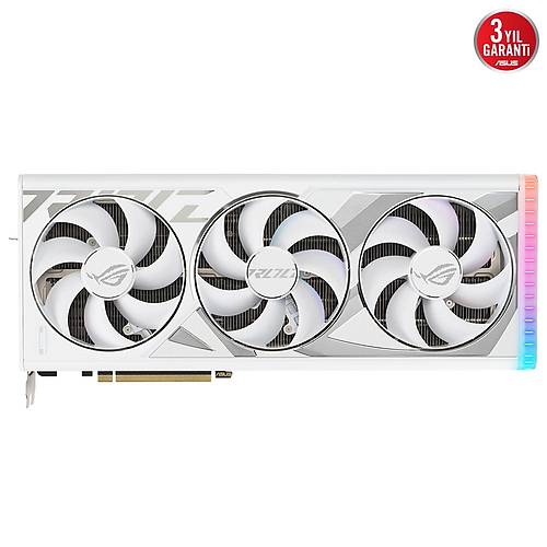 Asus Rog Strix RTX 4090 White OC Edition 24GB GDDR6X 384Bit Nvidia Ekran Kart ROG-STRIX-RTX4090-O24G-WHITE