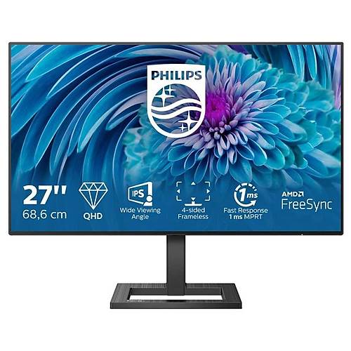 27 PHILIPS 275E2FAE-00 1MS 75HZ QHD HDM/DP MONITOR