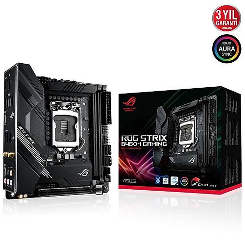 ASUS ROG STRIX B460-I GAMING 2933/2133Mhz HDMI DP 1200p
