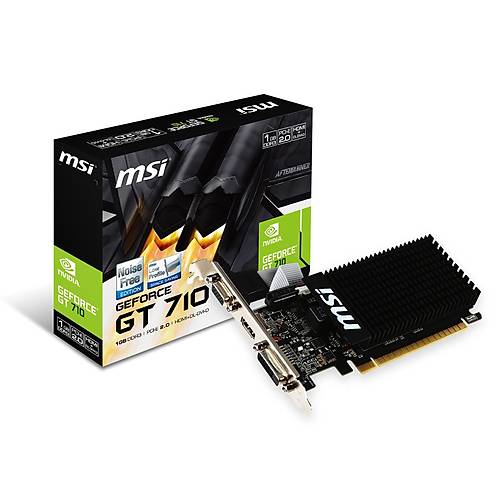MSI VGA GT 710 1GD3H LP GT710 1GB DDR3 64B DX12 PCIE 3.0 X16 (1XVGA 1XDVI 1XHDMI)