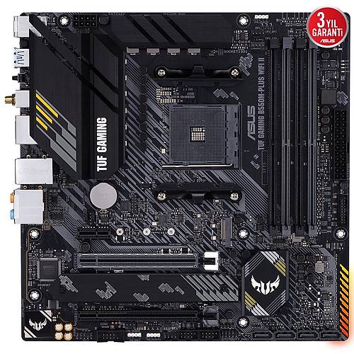 Asus Tuf Gaming B550M-PLUS WiFi II 4800mhz(OC) RGB M.2 AM4 mATX Anakart