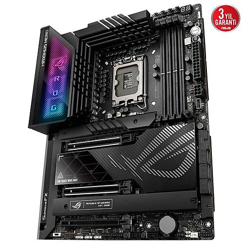 ASUS ROG MAXIMUS Z790 HERO BTF INTEL Z790 LGA1700 DDR5 8000 2xUSB4Thunderbolt HDMI 5x M2 USB3.2 WiFi 7 + BT AURA RGB 2.5Gbit LAN ATX Anakart Arkasna Konumlandrlan Kablo Balantlar Asus A21 Kasalarla Uyumlu