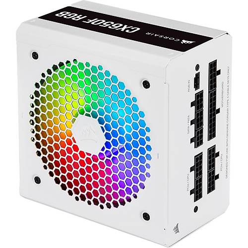 Corsair Cp-9020226-Eu Cx650F 650W Tam Moduler 80Plus Bronze Rgb Guc Kaynagi Beyaz