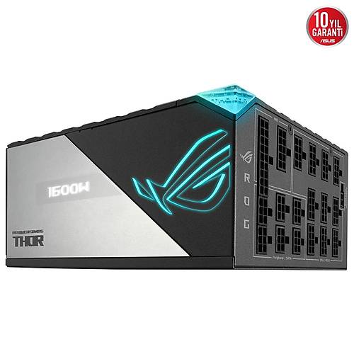 ASUS Rog Thor 1600W Titanium Aura Sync Oled Ekran PCIe 5.0 Full Modüler Power Supply (ROG-THOR-1600T-GAMING)