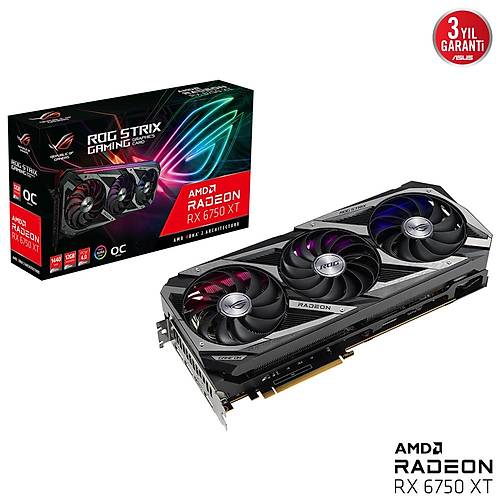 ASUS ROG-STRIX-RX6750XT-O12G-GAMING 12G 192BT