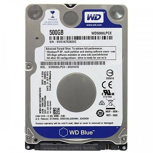 500GB WD 2.5" Blue SATA6 5400rpm 16MB WD5000LPCX