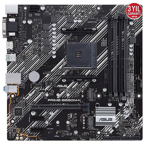 ASUS PRIME B550M-K DDR4 4600(O.C)/2133Mhz mATX AM4 