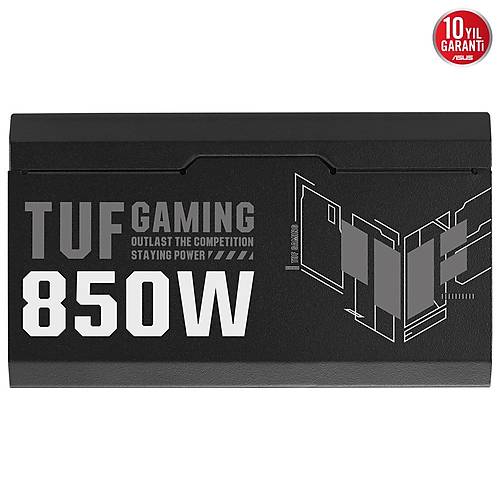 Asus Tuf Gaming 850w 80 Plus Gold Full Modler ATX 3.0 G Kayna 10 Yl Garanti TUF-GAMING-850G