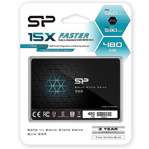 SILICON POWER S55 SP480GBSS3S55S25 480GB SATA SSD 540/480