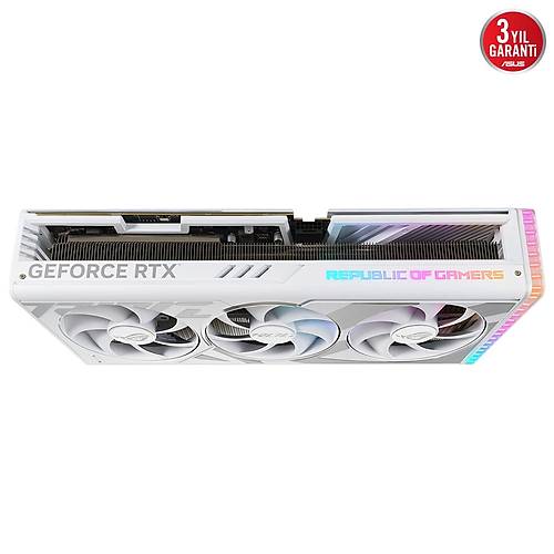 Asus Rog Strix RTX 4090 White OC Edition 24GB GDDR6X 384Bit Nvidia Ekran Kart ROG-STRIX-RTX4090-O24G-WHITE