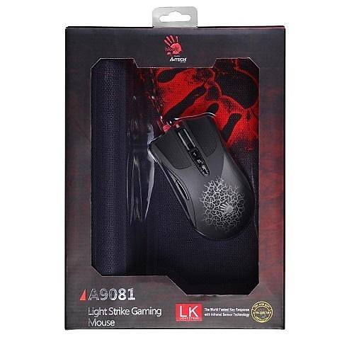 BLOODY A9081 4000CPI MOUSE+PAD (BLOODY A90+081)