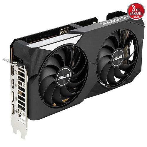 Asus Dual Radeon RX 6600 8GB GDDR6 128Bit DX12 Amd Ekran Kart (DUAL-RX6600-8G)