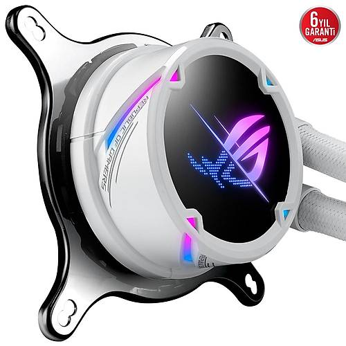 Asus Rog Strix LC II 240 ARGB White Aura Sync 240mm Sv Soutucu ROG-STRIX-LC-II-240-ARGB-WHITE