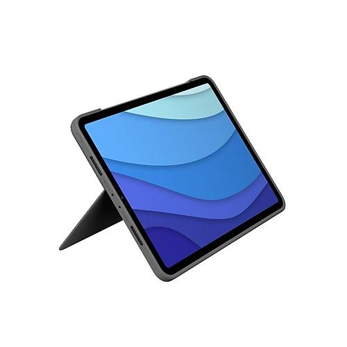 Logitech Combo Touch pad Pro 11 n 2. Ve 3. Nesil le Uyumlu ok Ynl Klavyeli Kilif - Gri 920-010136