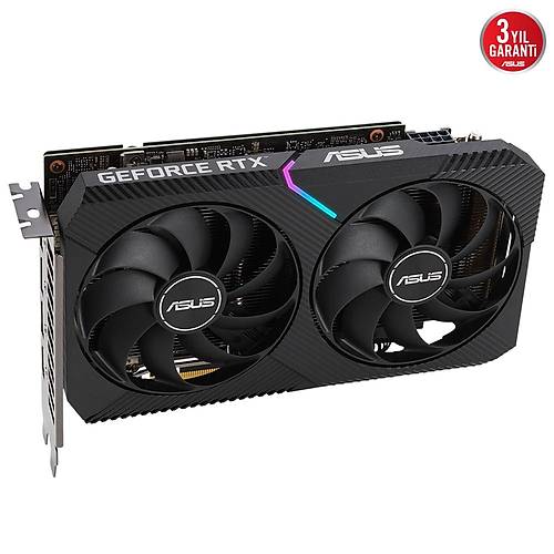 Asus Dual GeForce RTX 3060 OC Edition 8GB GDDR6 128 Bit Nvidia Ekran Kart DUAL-RTX3060-O8G