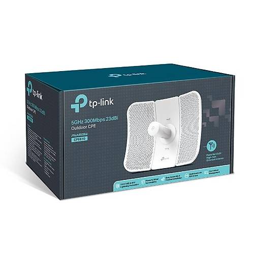 TP-LINK CPE610 300M 5GHZ KABLOSUZ OUTDOOR 23DBI AP