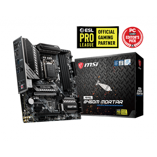 MSI MAG B460M MORTAR DDR4 2933Mhz mATX 1200p