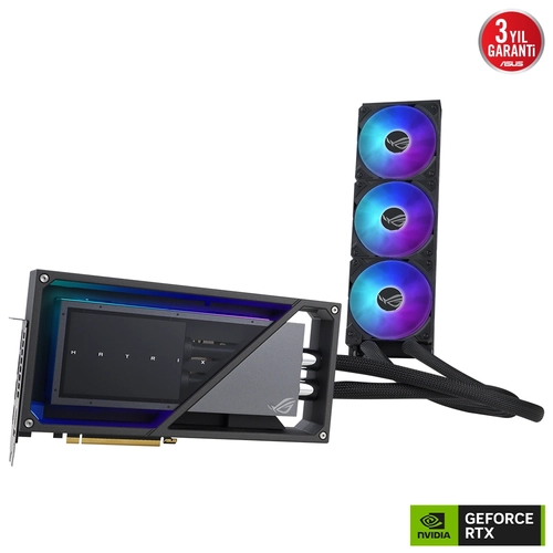 Asus ROG Matrix Platinum GeForce RTX 4090 24GB GDDR6X 384Bit Nvidia Ekran Kartı ROG-MATRIX-RTX4090-P24G-GAMING