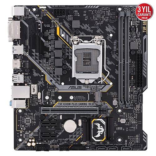 ASUS TUF GAMING H310M-PLUS GAMING R2.0 DDR4 RGB HDMI mATX 1151p