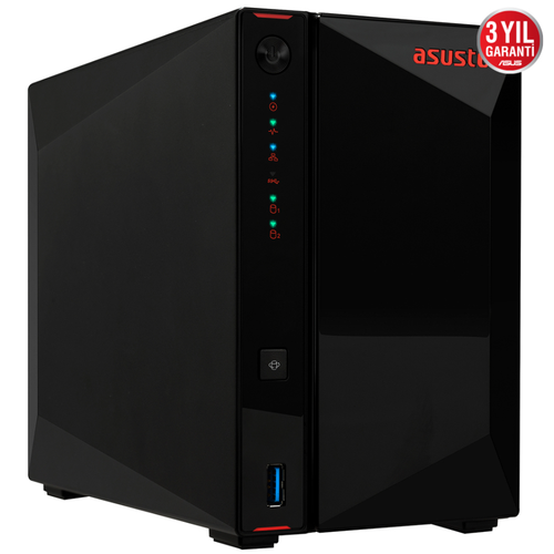 ASUSTOR AS5202T 2 SLOT 2GB DDR4 3.5" NAS DEPOLAMA NTES