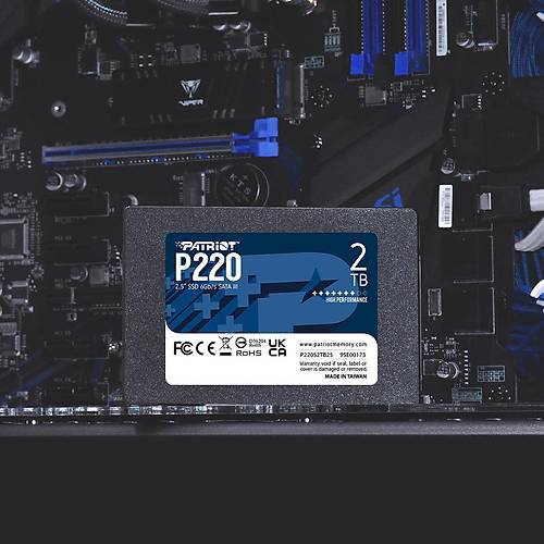 Patriot P220 2TB 550/500MB/s 2.5? SATA3 SSD Disk (P220S2TB25)