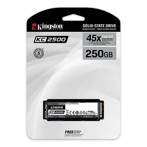 250GB KINGSTON KC2500 SKC2500M8/250G 3500/1200MB/s NVMe SSD
