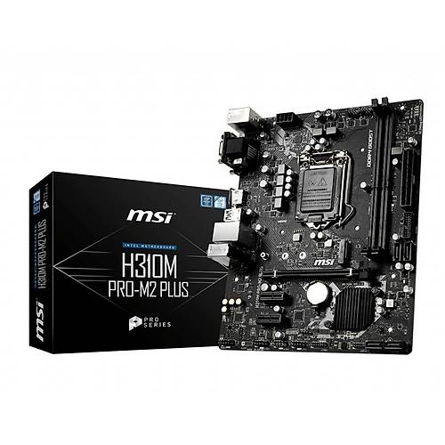 MSI H310M PRO-M2 PLUS DDR4 2666 DVI HDMI M.2 1151p