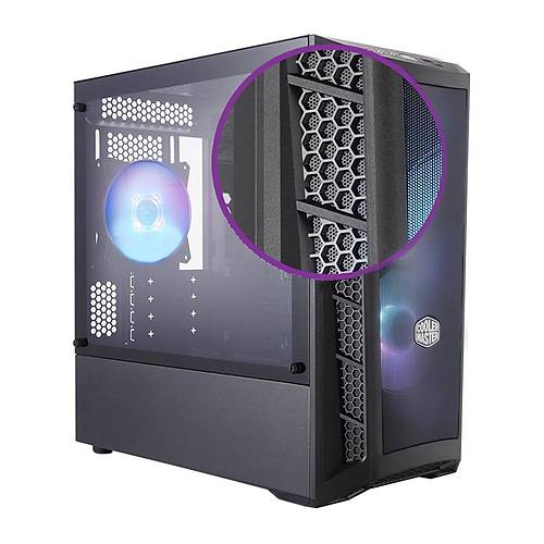 COOLER MASTER MASTERBOX MB311L 600W 3x120mm RGB FANLI MINI TOWER KASA