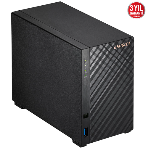 ASUSTOR AS1102T 2 SLOT 1GB DDR4 3.5" NAS DEPOLAMA NTES