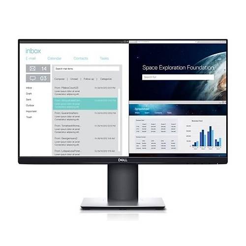 Dell 23 P2319H 1920x1080 60Hz Vga Dp Hdm Pivot Vesa 8ms IPS Monitr