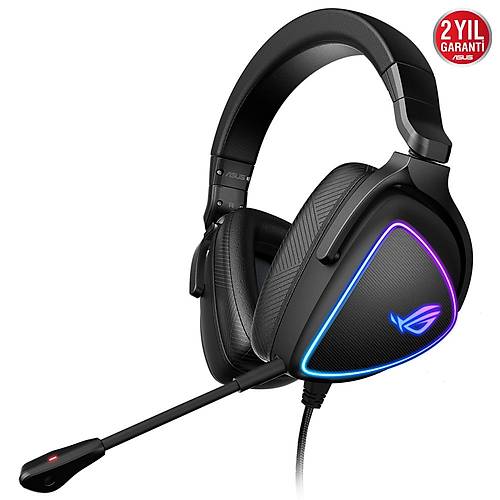 ASUS ROG DELTA S RGB 7.1 Surround Siyah Gaming Kulaklk