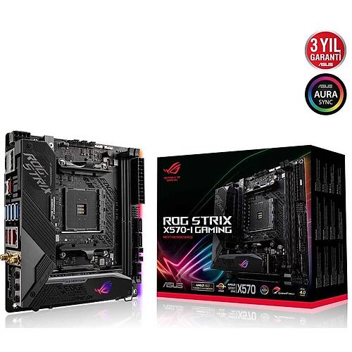 ASUS ROG STRIX X570-I GAMING 4800Mhz(OC) HDMI M.2 mITX AMD AM4