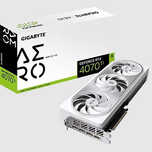 GIGABYTE GV-N407TSAERO OC-16GD RTX4070Ti 16GB GDDR6X DX12 DLSS 3 HDMI DP 256BT