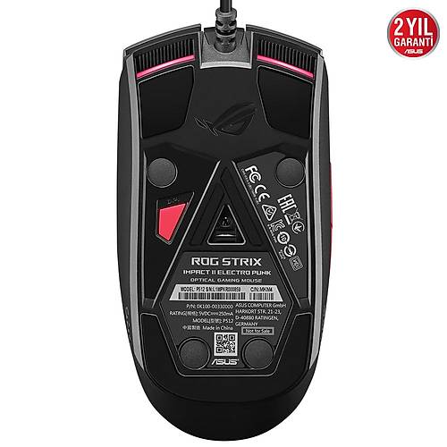 Asus Rog Strix Impact II Electro Punk ift El RGB Gaming Kablolu Mouse ROG-STRIX-IMPACT-II-ELECTRO-PUNK