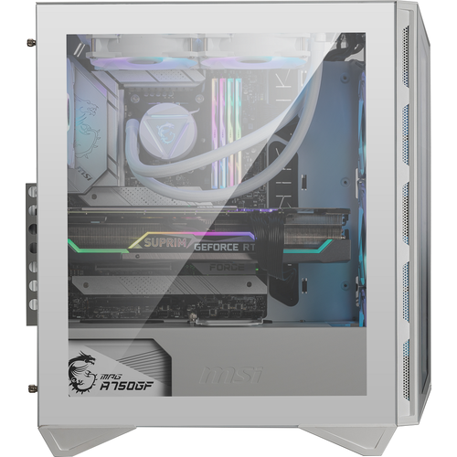 MSI MPG GUNGNIR 110R  WHTE USB 3.2 4X FAN ATX KASA