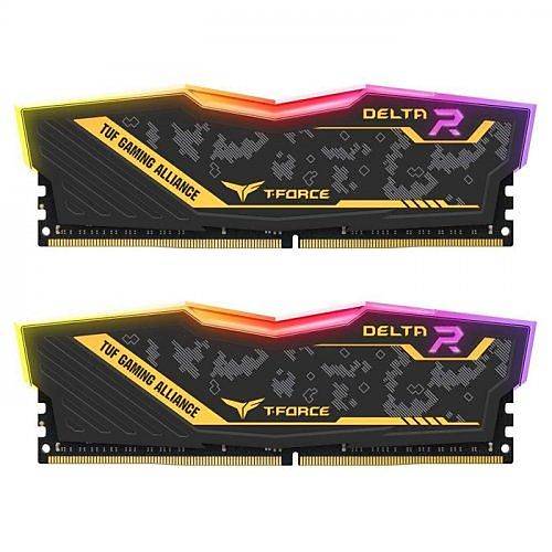 32 GB DDR4 3200M T-FORCE DELTA RGB TUF YELLOW 16x2