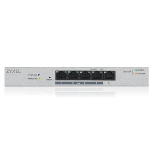 ZYXEL GS1200-5HP 5P GBIT WEB YNETLiR POE SWITCH