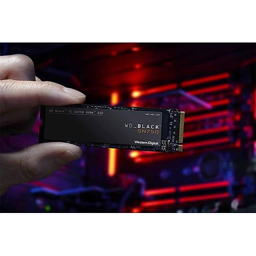 WD Black NVMe SSD 500GB PCIe Gen3 8Gb/s M2 2280 3400MB/s-2600MB/s WDS500G3X0C