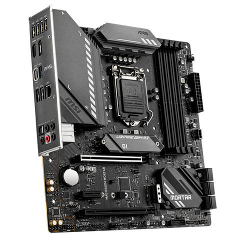 MSI MAG B560M MORTAR DDR4 5066(OC)Mhz HDMI DP M.2 mATX 1200p