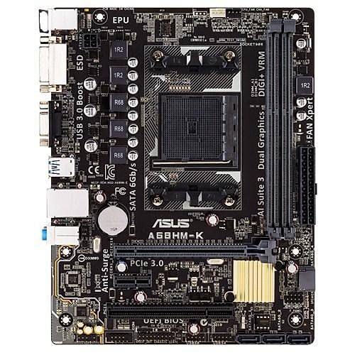 ASUS A68HM-K AMD DDR3 SES+GLAN FM2+