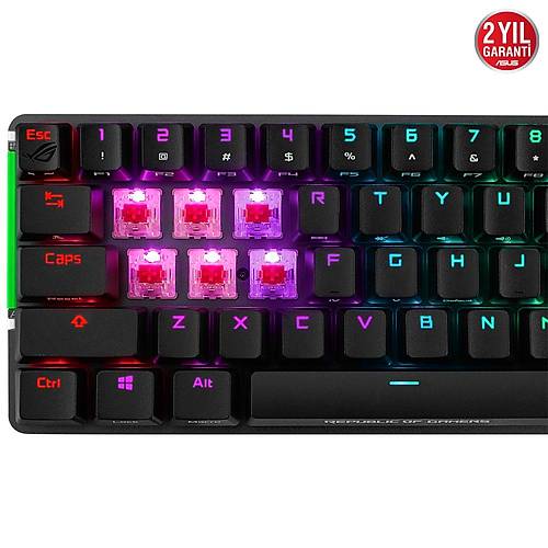 Asus Rog Falchion Cherry MX RGB Red Switch Mekanik Gaming Klavye (ROG-FALCHION)