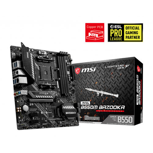 MSI MAG B550M BAZOOKA DDR4 4400(OC) HDMI MATX AM4