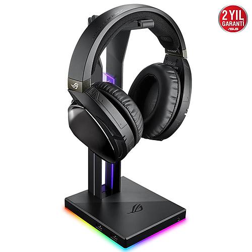 Asus Rog Throne 7.1 Surround Ses ift Usb 3.1 Aura Sync Destekli RGB Kulaklk Stand