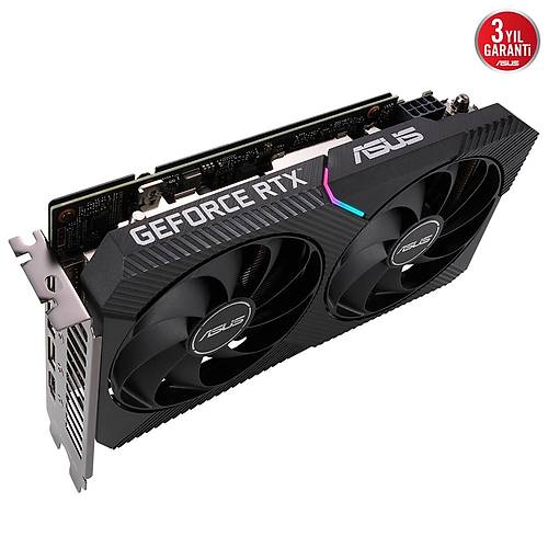 Asus Dual GeForce RTX 3060 OC Edition 8GB GDDR6 128 Bit Nvidia Ekran Kart DUAL-RTX3060-O8G