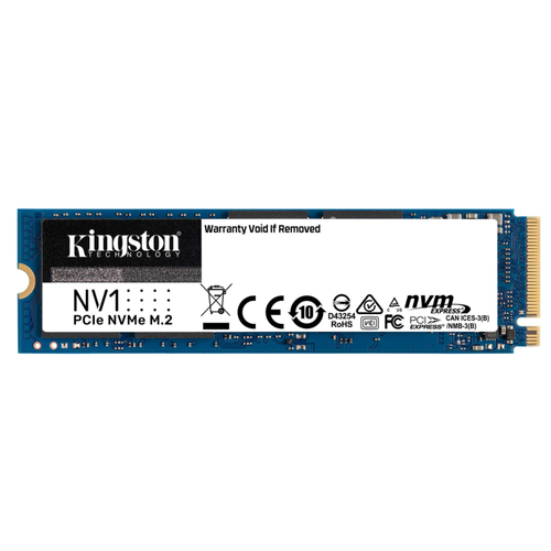 Kingston NV1 500GB Okuma 2100MB / Yazma 1700MB PCIe NVMe M.2 SSD (SNVS/500G)