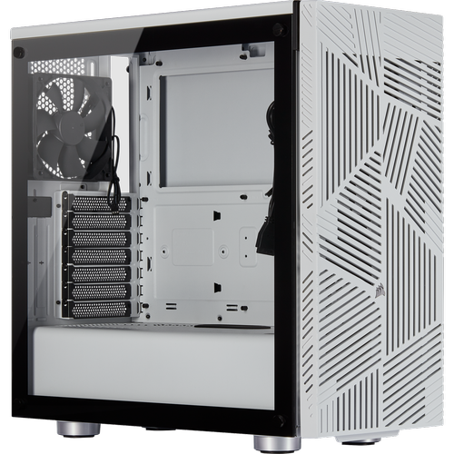 CORSAIR CC-9011182-WW CARBIDE SERISI 275R AIRFLOW TEMPERLI CAM YAN PANEL MID TOWER OYUNCU BILGISAYAR KASASI BEYAZ