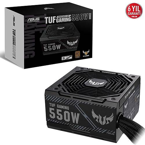 Asus Tuf Gaming 550w 80+ Bronze G Kayna 6 Yl Garanti (TUF-GAMING-550B)