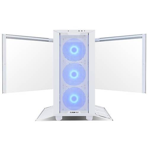 Lian Li Lancool III RGB White 3x140mm ARGB Fan/1x140mm PWM Fan Temperli Cam USB Type-C Mesh Beyaz E-ATX Mid-Tower Gaming Kasa